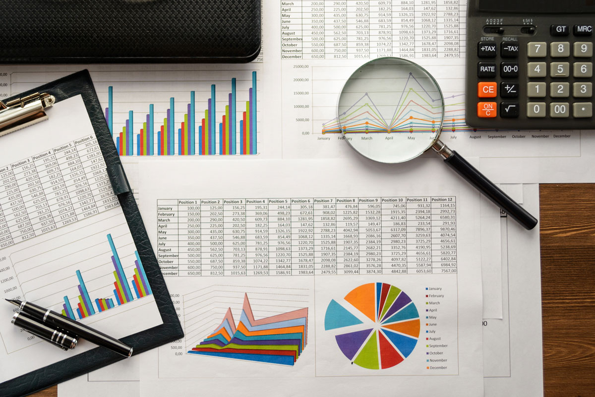 Retirement planning documents on a desk